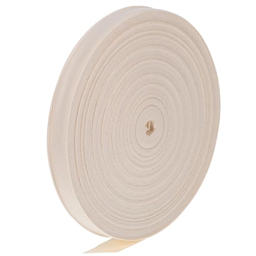 HEALSOPTHY 1Rolle Baumwollband Weiches Nähband Baumwolle für Kleidung Taschen und Handarbeiten Vielseitig Einsetzbar Robust und Langlebig für Kreative Projekte HEALSOPTHY 1Rolle Baumwollband Weiches Nähband Baumwolle für Kleidung Taschen und Handarbeiten Vielseitig Einsetzbar Robust und Langlebig für Kreative Projekte von HEALSOPTHY