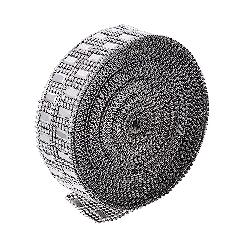 HEALSOPTHY 1Rolle Funkelndes Strassband Reihig Lange Rolle für DIY Kunsthandwerk und Partydekoration Einfach Zuschneidbar Glitzernde Oberfläche HEALSOPTHY 1Rolle Funkelndes Strassband Reihig Lange Rolle für DIY Kunsthandwerk und Partydekoration Einfach Zuschneidbar Glitzernde Oberfläche von HEALSOPTHY