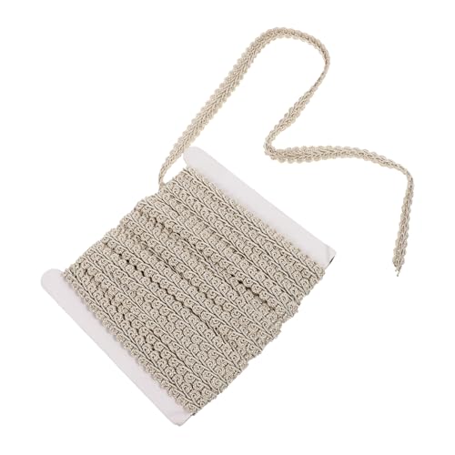 HEALSOPTHY 1Rolle Spitzenbesatz für Vorhänge Dekorativer Nähbesatz für DIY Projekte Yards Langlebiges Polyester Material Kleidung Kissen von HEALSOPTHY