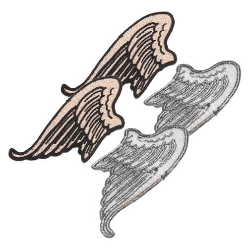 HEALSOPTHY 2 Paare Gestickte Flügel Aufnäher aus Pu leder Niedliche Cartoon Applikationen für Kleidung Jacken Rucksäcke Hüte zum Aufnähen und Dekorieren DIY Kleidungsstücke Zubehör HEALSOPTHY 2 Paare Gestickte Flügel Aufnäher aus Pu leder Niedliche Cartoon Applikationen für Kleidung Jacken Rucksäcke Hüte zum Aufnähen und Dekorieren DIY Kleidungsstücke Zubehör von HEALSOPTHY