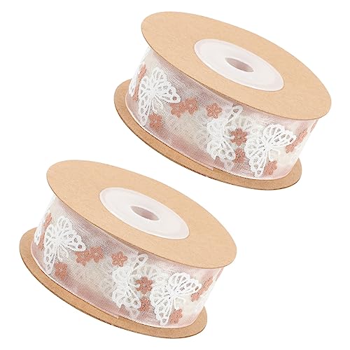 HEALSOPTHY 2 Rollen Dekorative Zuschneidbare Geschenkband Schleifen in Multifunktional für Geschenkverpackung Basteln und Partydekoration Langlebig Farbintensiv und Leicht zu Handhaben HEALSOPTHY 2 Rollen Dekorative Zuschneidbare Geschenkband Schleifen in Multifunktional für Geschenkverpackung Basteln und Partydekoration Langlebig Farbintensiv und Leicht zu Handhaben von HEALSOPTHY