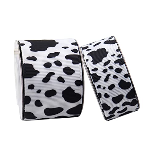 HEALSOPTHY 2 Rollen Kuhband Schwarzes Und Weißes Band Wickelband Gemustert Weihnachtsband Sackleinen Wickeln Kühe Basteln Schleife Drucken Kuhdruck Rustikal Kuh Ripsband Polyester HEALSOPTHY 2 Rollen Kuhband Schwarzes Und Weißes Band Wickelband Gemustert Weihnachtsband Sackleinen Wickeln Kühe Basteln Schleife Drucken Kuhdruck Rustikal Kuh Ripsband Polyester von HEALSOPTHY