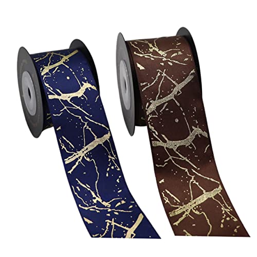 HEALSOPTHY 2 Rollen Premium Verpackungsband Polyester und Dekoratives Schleifenband für Hochzeiten Partys und Blumensträuße Langlebig HEALSOPTHY 2 Rollen Premium Verpackungsband Polyester und Dekoratives Schleifenband für Hochzeiten Partys und Blumensträuße Langlebig von HEALSOPTHY