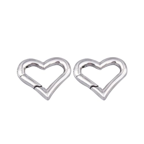 HEALSOPTHY 2 STÜCK Multifunktionaler Herz Karabiner Edelstahl Federverschluss Rostfrei Leicht für Outdoor Klettern Camping Wandern Angeln Reise Zubehör HEALSOPTHY 2 STÜCK Multifunktionaler Herz Karabiner Edelstahl Federverschluss Rostfrei Leicht für Outdoor Klettern Camping Wandern Angeln Reise Zubehör von HEALSOPTHY