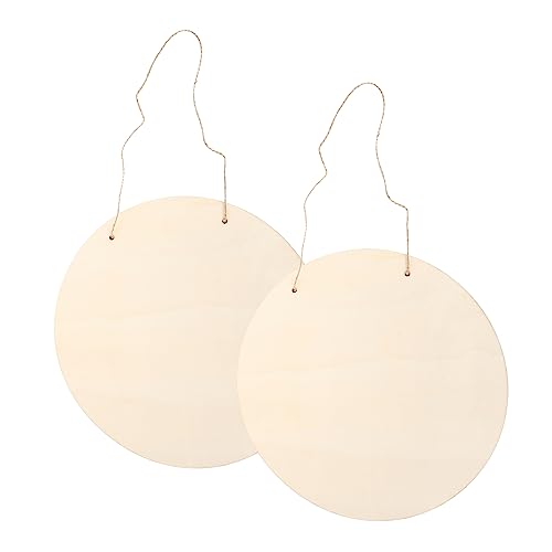 HEALSOPTHY 2 Sätze Runde Blanko Holzscheiben mit Juteseil Unbehandelte DIY Türschilder zum Bemalen Gravieren und Basteln Robuste Holzplatten zum Hängen für Kreative Handwerksprojekte HEALSOPTHY 2 Sätze Runde Blanko Holzscheiben mit Juteseil Unbehandelte DIY Türschilder zum Bemalen Gravieren und Basteln Robuste Holzplatten zum Hängen für Kreative Handwerksprojekte von HEALSOPTHY