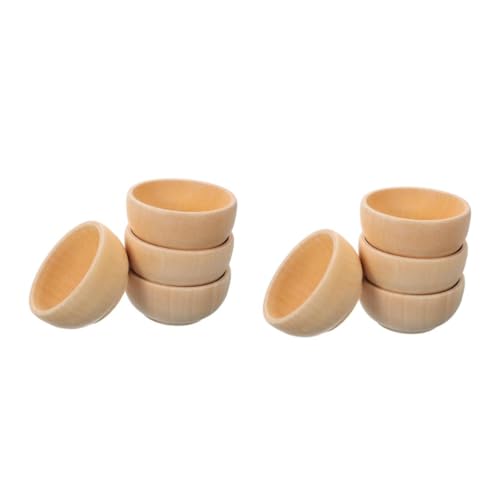 HEALSOPTHY 2 Sätze Teiliges Diy Holzschalen Set Für Unfertige Holzspielzeuge Zum Malen Robuste Und Langlebige Holzmaterialien Für Kreative Bastelprojekte 4 Stück * 2 HEALSOPTHY 2 Sätze Teiliges Diy Holzschalen Set Für Unfertige Holzspielzeuge Zum Malen Robuste Und Langlebige Holzmaterialien Für Kreative Bastelprojekte 4 Stück * 2 von HEALSOPTHY