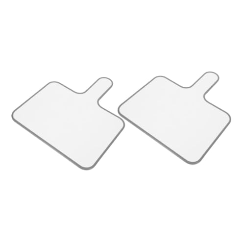 HEALSOPTHY 2 Stück Handheld Whiteboard Wiederverwendbare Antwortpaddel für Unterricht Trockene Abwischbare Schreibtafel für Interaktive Spiele und Gruppenaktivitäten von HEALSOPTHY