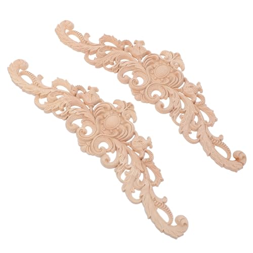 HEALSOPTHY 2 Stück Holzornamente Möbel Vintage Holzschnitzerei Applikation Khaki Klassisch Kunstvoll Geeignet für Schrank Tür Wand DIY Möbel Dekor HEALSOPTHY 2 Stück Holzornamente Möbel Vintage Holzschnitzerei Applikation Khaki Klassisch Kunstvoll Geeignet für Schrank Tür Wand DIY Möbel Dekor von HEALSOPTHY