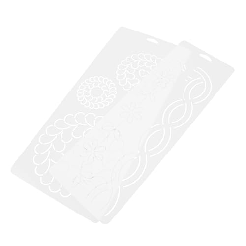 HEALSOPTHY 2 Stück Kreuzstichvorlage Zubehör zum Patchworken von Papier Mäander-Quiltvorlagen Nähvorlagen zum Quilten Aussaatschablone pflanzen Vintage Nahttrenner Quilten DIY Plastik Weiß HEALSOPTHY 2 Stück Kreuzstichvorlage Zubehör zum Patchworken von Papier Mäander-Quiltvorlagen Nähvorlagen zum Quilten Aussaatschablone pflanzen Vintage Nahttrenner Quilten DIY Plastik Weiß von HEALSOPTHY