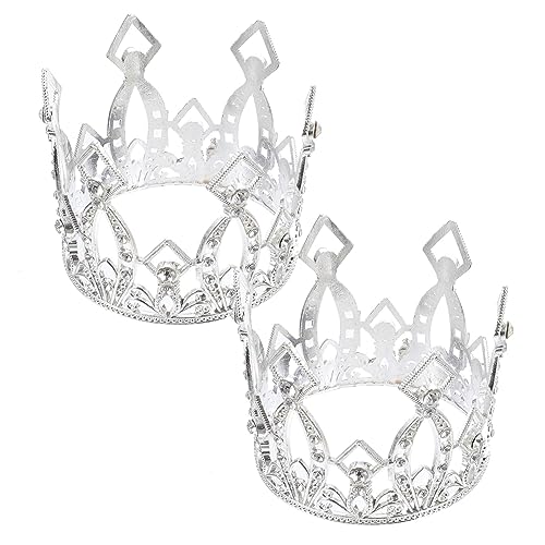 HEALSOPTHY 2 Stück Mini Tortenaufsätze Dekorative für Kuchen und Dessert Partys Geburtstage und Besondere Anlässe Silberfarben Deko Accessoire für Feiern HEALSOPTHY 2 Stück Mini Tortenaufsätze Dekorative für Kuchen und Dessert Partys Geburtstage und Besondere Anlässe Silberfarben Deko Accessoire für Feiern von HEALSOPTHY