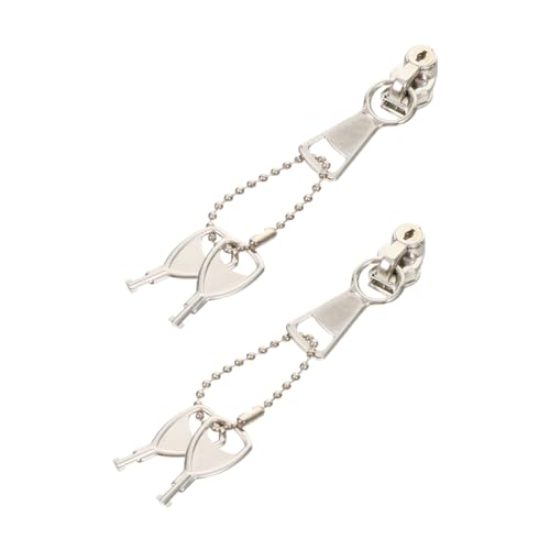 HEALSOPTHY 2 Stück Reißverschluss Ersatzteile Silber für Jacken Mäntel Rucksäcke Abnehmbare Robuste Zipper Schieber für Reparatur und DIY Zubehör Kompatibel mit Nylonreißverschlüssen HEALSOPTHY 2 Stück Reißverschluss Ersatzteile Silber für Jacken Mäntel Rucksäcke Abnehmbare Robuste Zipper Schieber für Reparatur und DIY Zubehör Kompatibel mit Nylonreißverschlüssen von HEALSOPTHY