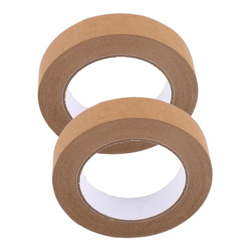 HEALSOPTHY 2 Stück Robustes Kraftpapier-klebeband, Braunes Verpackungsband, Beschreibbares Versandband, Karton-versiegelungs-abdeckband Für Die Beschriftung Von Kartons, Umzug HEALSOPTHY 2 Stück Robustes Kraftpapier-klebeband, Braunes Verpackungsband, Beschreibbares Versandband, Karton-versiegelungs-abdeckband Für Die Beschriftung Von Kartons, Umzug von HEALSOPTHY