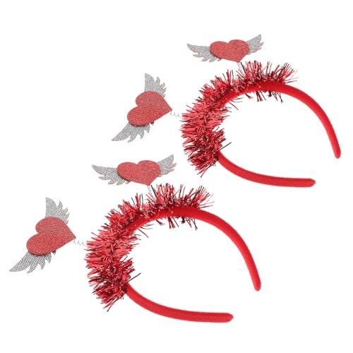 HEALSOPTHY 2 Stück Rotes Herz Pailletten Haarband Glitzerndes Valentinstag Stirnband Festliches Party und Hochzeits Accessoire Bühnenhaarschmuck für Geburtstag und Kostüm HEALSOPTHY 2 Stück Rotes Herz Pailletten Haarband Glitzerndes Valentinstag Stirnband Festliches Party und Hochzeits Accessoire Bühnenhaarschmuck für Geburtstag und Kostüm von HEALSOPTHY