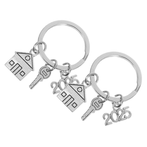 HEALSOPTHY 2 Stück Schlüsselanhänger zum Einzug Schlüsselanhänger Einweihungsgeschenk Schlüsselring neues Zuhause Metallschlüsselring Einweihungs-Schlüsselanhänger Zinklegierung Silver HEALSOPTHY 2 Stück Schlüsselanhänger zum Einzug Schlüsselanhänger Einweihungsgeschenk Schlüsselring neues Zuhause Metallschlüsselring Einweihungs-Schlüsselanhänger Zinklegierung Silver von HEALSOPTHY
