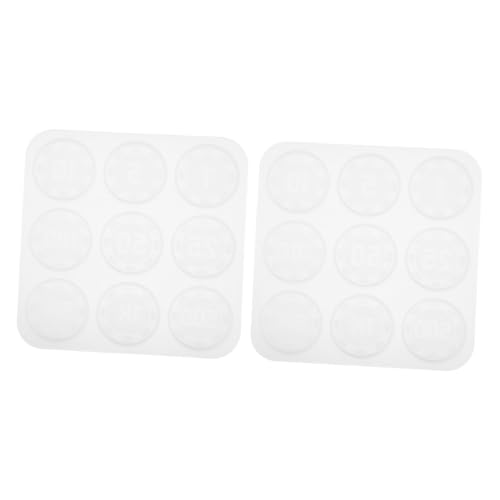 HEALSOPTHY 2 Stück Silikonform Teiliges für DIY Epoxidharz Glücksspiel Chips Flexible Wiederverwendbare Bastelform mit Glatter Oberfläche für Kreative Handwerkskunst HEALSOPTHY 2 Stück Silikonform Teiliges für DIY Epoxidharz Glücksspiel Chips Flexible Wiederverwendbare Bastelform mit Glatter Oberfläche für Kreative Handwerkskunst von HEALSOPTHY