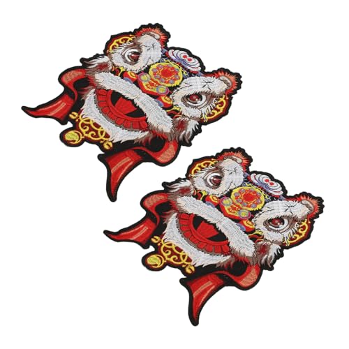 HEALSOPTHY 2 Stück Teiliges Chinesisches Tier Stickerei Patch Bestickte Applikationen zum Aufnähen Hochwertige Stoffflicken für Kleidung Taschen DIY Nähzubehör Geeignet für Anfänger und HEALSOPTHY 2 Stück Teiliges Chinesisches Tier Stickerei Patch Bestickte Applikationen zum Aufnähen Hochwertige Stoffflicken für Kleidung Taschen DIY Nähzubehör Geeignet für Anfänger und von HEALSOPTHY