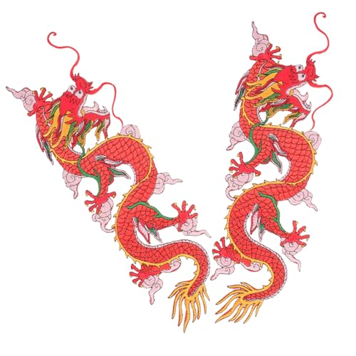 HEALSOPTHY 2 Stück Teiliges Kleine Bestickte Dragon Iron Patches Langlebige Cartoon Applikationen für Hüte Jacken Taschen DIY Kleidung Dekoration Einfache Anbringung Leuchtende Farben HEALSOPTHY 2 Stück Teiliges Kleine Bestickte Dragon Iron Patches Langlebige Cartoon Applikationen für Hüte Jacken Taschen DIY Kleidung Dekoration Einfache Anbringung Leuchtende Farben von HEALSOPTHY