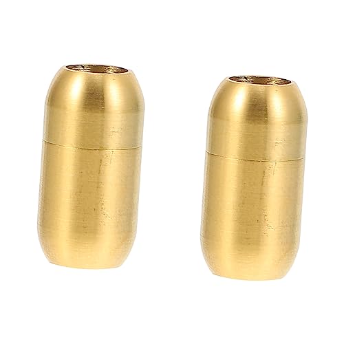 HEALSOPTHY 2 Stück Teiliges Schmuckverschluss Goldfarbene Armbandverbinder für DIY Lederbänder und Ketten Vielseitige Kompakte Verschlüsse für Kreative Schmuckherstellung HEALSOPTHY 2 Stück Teiliges Schmuckverschluss Goldfarbene Armbandverbinder für DIY Lederbänder und Ketten Vielseitige Kompakte Verschlüsse für Kreative Schmuckherstellung von HEALSOPTHY