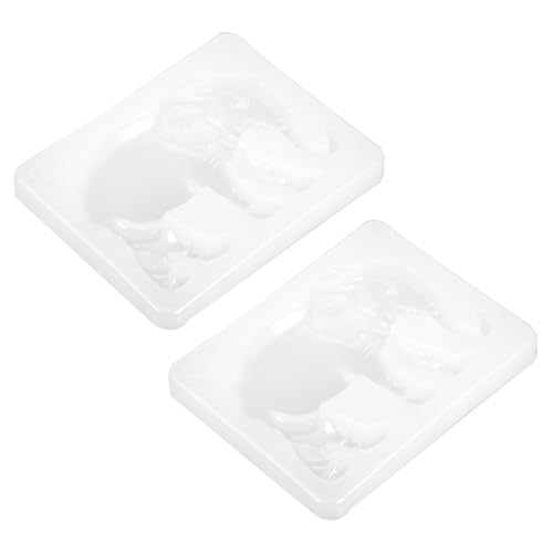 HEALSOPTHY 2 Stück Teiliges Silikon Gießform für DIY Dekorationen Reißfest Formstabil Langlebig Geeignet für Kreative Bastelprojekte und Schmuckherstellung HEALSOPTHY 2 Stück Teiliges Silikon Gießform für DIY Dekorationen Reißfest Formstabil Langlebig Geeignet für Kreative Bastelprojekte und Schmuckherstellung von HEALSOPTHY