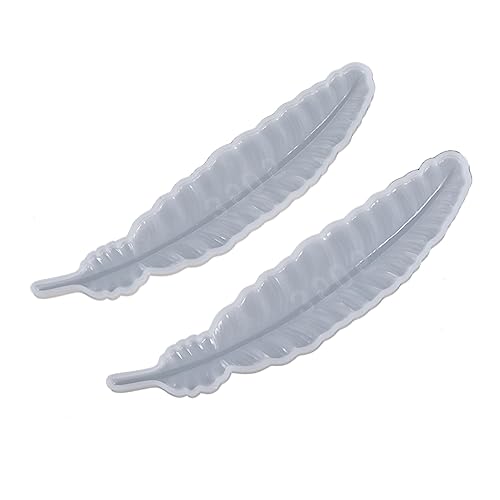 HEALSOPTHY 2 Stück Teiliges Silikonform für Lesezeichen Kristall Epoxidharz Gießform für DIY Handwerksprojekte für Personalisierte und Kreative Bastelarbeiten von HEALSOPTHY