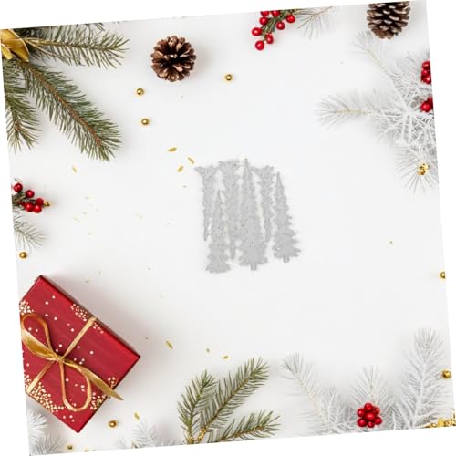 HEALSOPTHY 2 Stück Teiliges Weihnachtsbaum Stanzform aus Metall für Präzises Schneiden von Papier Stoff und Dünnem Metall Vielseitig Einsetzbar für DIY Karten Scrapbooking und Festliche von HEALSOPTHY