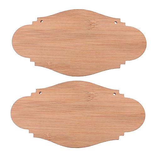 HEALSOPTHY 2 Stück Unbehandelte Holzplatten für DIY Projekte Blanko Hängeschild Dekorative Schilder für Restaurant Garten und Zuhause zum Beschriften und Bemalen HEALSOPTHY 2 Stück Unbehandelte Holzplatten für DIY Projekte Blanko Hängeschild Dekorative Schilder für Restaurant Garten und Zuhause zum Beschriften und Bemalen von HEALSOPTHY