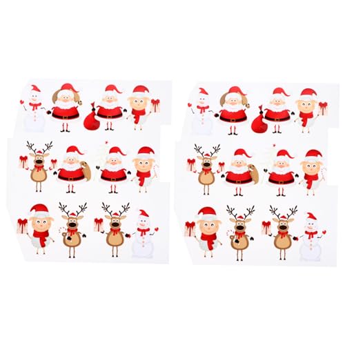 HEALSOPTHY 2 Stück Weihnachtliche Bügelbilder Heat Transfer Patches für Kleidung DIY Aufbügler T Shirt Textil Taschen Waschbeständig Niedliche Weihnachtsmotive für und Dekoration HEALSOPTHY 2 Stück Weihnachtliche Bügelbilder Heat Transfer Patches für Kleidung DIY Aufbügler T Shirt Textil Taschen Waschbeständig Niedliche Weihnachtsmotive für und Dekoration von HEALSOPTHY
