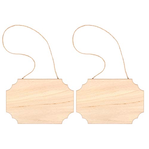 HEALSOPTHY 2 Stück dekoratives Hängeetikett aus Holz Dekorationen hängend Wand Handwerk Ausschnitte Jungs holzplatte selber malen Unfertiges Holzschild selber machen leere Holzplage hölzern HEALSOPTHY 2 Stück dekoratives Hängeetikett aus Holz Dekorationen hängend Wand Handwerk Ausschnitte Jungs holzplatte selber malen Unfertiges Holzschild selber machen leere Holzplage hölzern von HEALSOPTHY