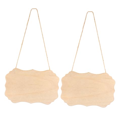 HEALSOPTHY 2 Stück dekoratives Hängeetikett aus Holz Stichworte im Freien hängend Wanddekoration klein Büfett unfertige Holzplatte DIY -Holzplaque Unfertiges Holzschild selber machen hölzern HEALSOPTHY 2 Stück dekoratives Hängeetikett aus Holz Stichworte im Freien hängend Wanddekoration klein Büfett unfertige Holzplatte DIY -Holzplaque Unfertiges Holzschild selber machen hölzern von HEALSOPTHY