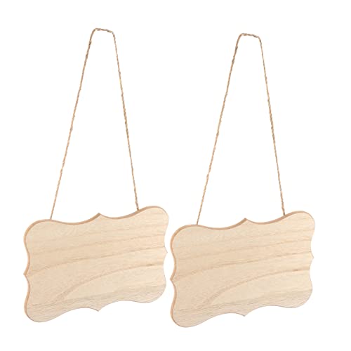 HEALSOPTHY 2 Stück dekoratives Hängeetikett aus Holz rustikales Hochzeit Tür hängt groß Wohnkultur Party hängende Holztafel holzplatte selber malen Holzschild Holztafel bemalen hölzern HEALSOPTHY 2 Stück dekoratives Hängeetikett aus Holz rustikales Hochzeit Tür hängt groß Wohnkultur Party hängende Holztafel holzplatte selber malen Holzschild Holztafel bemalen hölzern von HEALSOPTHY