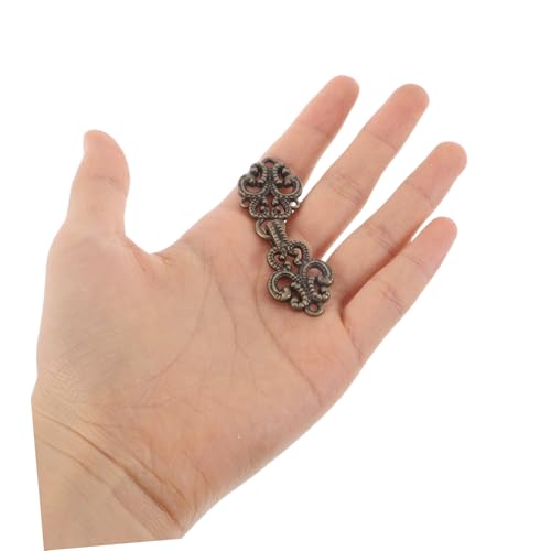 HEALSOPTHY 20 Paare Chinesische Knoten-metallknöpfe Langlebige Froschverschlüsse aus Legierung Vielseitige Schnappverschlüsse für Jacken Cheongsam Hanfu Praktische Nähzubehör von HEALSOPTHY