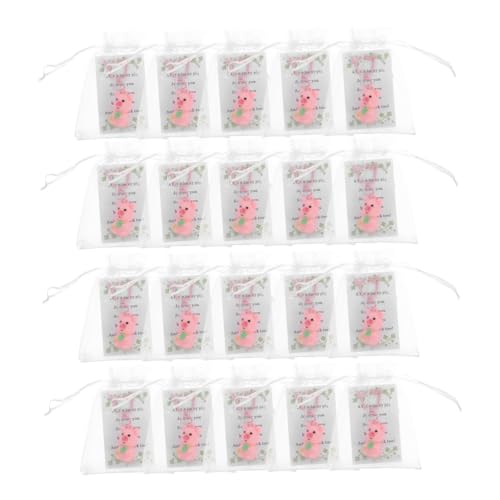 HEALSOPTHY 20 Pcs Kreative Tierschlüsselketten Mit Lucky Leaf Keyring Für Handtaschenheize Charms Und Valentinstag Schlüsselbundtiere von HEALSOPTHY