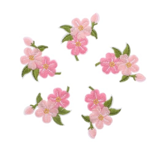 HEALSOPTHY 20 Stück Blumen Patches zum Aufbügeln DIY Kleidung Applikationen Bestickte Flicken für Kreative Dekoration und Gestaltung von Kleidung und Taschen von HEALSOPTHY