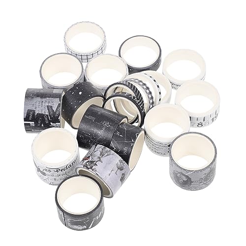 HEALSOPTHY 20 Stück Diy Vintage Washi Tape Selbstklebende Scrapbooking Aufkleber für Handgefertigte Notizbücher Planer und Alben Dekoratives Klebeband im Nostalgischen Stil HEALSOPTHY 20 Stück Diy Vintage Washi Tape Selbstklebende Scrapbooking Aufkleber für Handgefertigte Notizbücher Planer und Alben Dekoratives Klebeband im Nostalgischen Stil von HEALSOPTHY