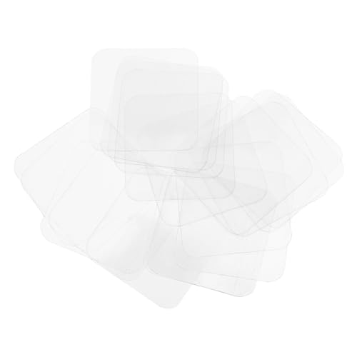 HEALSOPTHY 20 Stück Doppelseitiges Klebeband Starkes Transparentes Klebeband ohne Rückstände Vielseitige Klebepads für Wände Türen Fenster und Bastelarbeiten für Verschiedene Oberflächen von HEALSOPTHY