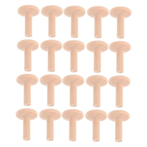 HEALSOPTHY 20 Stück Förmige Holzdübel aus Naturholz für Präzise Bastelarbeiten Möbelreparatur Kleine Rustikale Stifte für DIY Projekte und Handgefertigte Verbindungen HEALSOPTHY 20 Stück Förmige Holzdübel aus Naturholz für Präzise Bastelarbeiten Möbelreparatur Kleine Rustikale Stifte für DIY Projekte und Handgefertigte Verbindungen von HEALSOPTHY