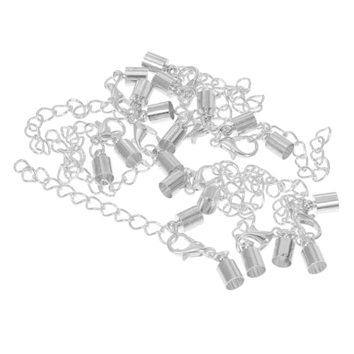 HEALSOPTHY 20 Stück Lobster Clips für DIY Armbänder und Hochwertige Schmuckverschlüsse Geeignet für Armband und Halskettenherstellung Silberfarben Durchmesser von HEALSOPTHY