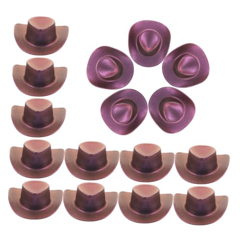 HEALSOPTHY 20 Stück Mini-Cowboyhut Eimerhüte Cowgirlhüte Frauen Hasenmütze Puppenkostüm partyhüte Dekoration Weihnachten austauschbare Puppenhüte Partydekorationen Plastik Violett HEALSOPTHY 20 Stück Mini-Cowboyhut Eimerhüte Cowgirlhüte Frauen Hasenmütze Puppenkostüm partyhüte Dekoration Weihnachten austauschbare Puppenhüte Partydekorationen Plastik Violett von HEALSOPTHY