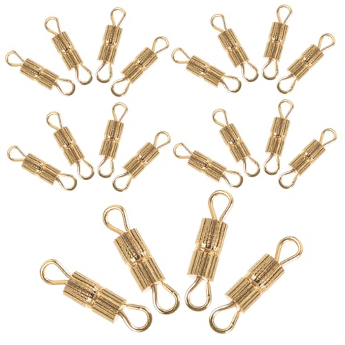HEALSOPTHY 20 Stück Robuste Goldfarbene für DIY Schmuckherstellung Feine Verarbeitung Glatte Oberfläche Geeignet für Armbänder und Halsketten Langlebige Metallverbindung HEALSOPTHY 20 Stück Robuste Goldfarbene für DIY Schmuckherstellung Feine Verarbeitung Glatte Oberfläche Geeignet für Armbänder und Halsketten Langlebige Metallverbindung von HEALSOPTHY