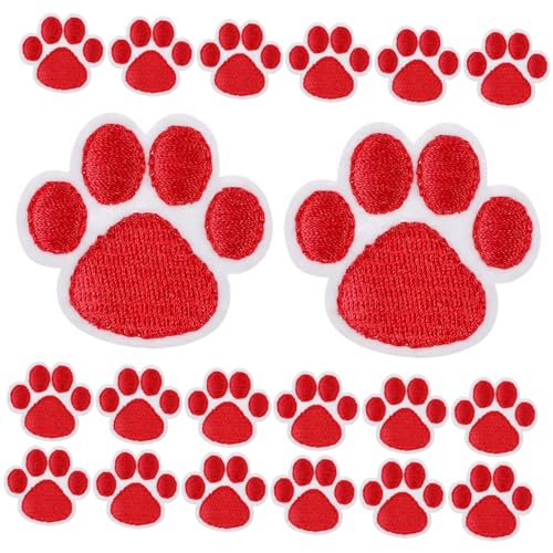 HEALSOPTHY 20 Stück Teiliges Bestickte Hundepfoten Applikationen zum Aufnähen Langlebige DIY Patches für Jacken Taschen Schuhe Einfache Befestigung Kleidung und Accessoires HEALSOPTHY 20 Stück Teiliges Bestickte Hundepfoten Applikationen zum Aufnähen Langlebige DIY Patches für Jacken Taschen Schuhe Einfache Befestigung Kleidung und Accessoires von HEALSOPTHY