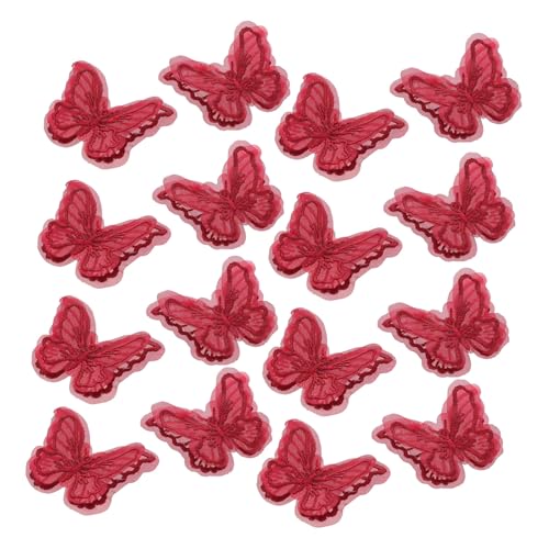 HEALSOPTHY 20 Stück Teiliges Bestickte Spitzen Schmetterlinge Stickerei Applikationen für Diy Handwerk Vielseitige Verzierung für Kleidung Hochzeitsdeko Taschen und Kreative Nähprojekte von HEALSOPTHY