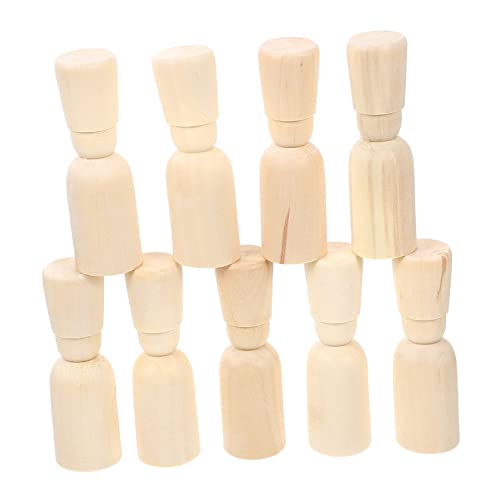 HEALSOPTHY 20 Stück Teiliges Holz Peg Puppen mit Hut zum Bemalen DIY Holzfiguren für Erwachsene Kreative Bastelspielzeuge für Malerei Marker Stoffdekor Fördert Fantasie und Kreativität HEALSOPTHY 20 Stück Teiliges Holz Peg Puppen mit Hut zum Bemalen DIY Holzfiguren für Erwachsene Kreative Bastelspielzeuge für Malerei Marker Stoffdekor Fördert Fantasie und Kreativität von HEALSOPTHY