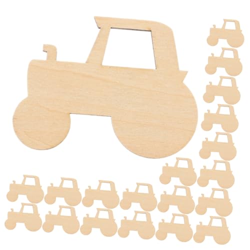 HEALSOPTHY 20 Stück Teiliges Holz ausschnitte Traktorform Unlackierte Holzscheiben DIY Bastelset Malspaß Natürliche Holzchips für Dekoration und Handarbeit HEALSOPTHY 20 Stück Teiliges Holz ausschnitte Traktorform Unlackierte Holzscheiben DIY Bastelset Malspaß Natürliche Holzchips für Dekoration und Handarbeit von HEALSOPTHY