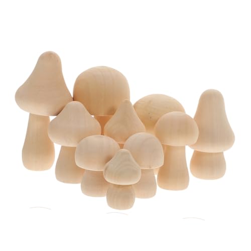 HEALSOPTHY 20 Stück Teiliges Holzpilze DIY Bastelset Miniaturpilze aus Unbehandeltem Holz Naturbelassen für Kreative Bemalung und Dekoration Geeignet für Garten Wohnraum und HEALSOPTHY 20 Stück Teiliges Holzpilze DIY Bastelset Miniaturpilze aus Unbehandeltem Holz Naturbelassen für Kreative Bemalung und Dekoration Geeignet für Garten Wohnraum und von HEALSOPTHY