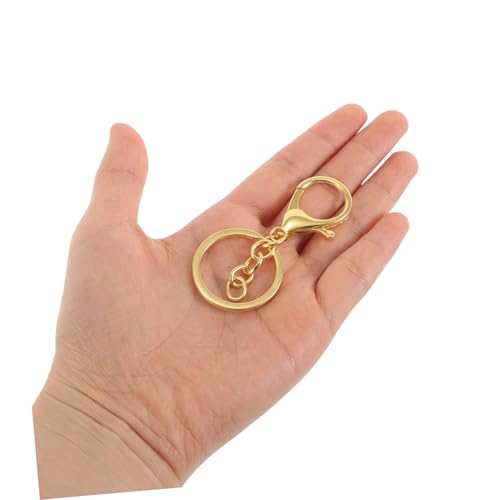 HEALSOPTHY 20 Stück Teiliges Kleine Robuste Metall hummerklauen karabiner mit Kette Sichere Schlüsselanhänger Verschlüsse für DIY Schmuck Taschen Schlüsselringe und Bastelzubehör HEALSOPTHY 20 Stück Teiliges Kleine Robuste Metall hummerklauen karabiner mit Kette Sichere Schlüsselanhänger Verschlüsse für DIY Schmuck Taschen Schlüsselringe und Bastelzubehör von HEALSOPTHY