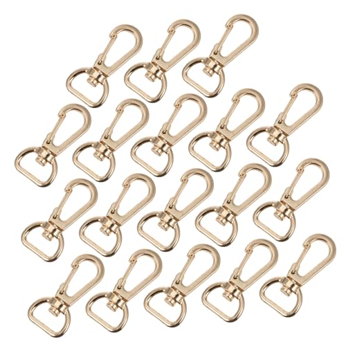 HEALSOPTHY 20 Stück Teiliges Langlebige Legierungs Karabinerhaken für Taschen Schlüsselanhänger DIY Zubehör Robust Sicher Einfache Montage HEALSOPTHY 20 Stück Teiliges Langlebige Legierungs Karabinerhaken für Taschen Schlüsselanhänger DIY Zubehör Robust Sicher Einfache Montage von HEALSOPTHY