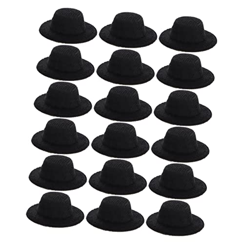 HEALSOPTHY 20 Stück Teiliges Miniatur Formelle Puppenhüte Schwarz DIY Mini Hüte für Puppen Kreative Bastelaccessoires für Verkleiden und Dekorieren von Puppenhäusern HEALSOPTHY 20 Stück Teiliges Miniatur Formelle Puppenhüte Schwarz DIY Mini Hüte für Puppen Kreative Bastelaccessoires für Verkleiden und Dekorieren von Puppenhäusern von HEALSOPTHY