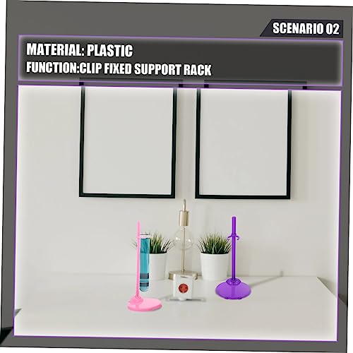 HEALSOPTHY 20 Stück Teiliges Puppenständer Kunststoffhalterung mit Transparenten und Violetten Clips Stabiler Halter für Puppenfiguren Einsetzbar Sicherer Stand für Display und Aufbewahrung HEALSOPTHY 20 Stück Teiliges Puppenständer Kunststoffhalterung mit Transparenten und Violetten Clips Stabiler Halter für Puppenfiguren Einsetzbar Sicherer Stand für Display und Aufbewahrung von HEALSOPTHY