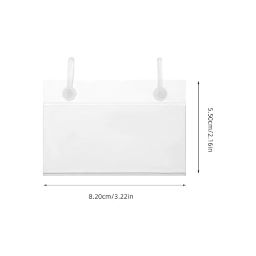HEALSOPTHY 20 Stück Teiliges Transparente PVC Etikettenhalter mit Doppelhaken Stabile Preisschildclips zum Aufhängen an Drahtkörben und Regalen Wiederverwendbare Kunststoff Label Holder für HEALSOPTHY 20 Stück Teiliges Transparente PVC Etikettenhalter mit Doppelhaken Stabile Preisschildclips zum Aufhängen an Drahtkörben und Regalen Wiederverwendbare Kunststoff Label Holder für von HEALSOPTHY
