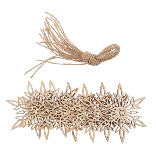 HEALSOPTHY 20 Stück Teiliges Unbemalter Holz-schneeflocken zum Bemalen Wiederverwendbare Diy-baumdekoration Robuste Holzscheiben für Weihnachtsbasteln für Festtagsprojekte und Kreative HEALSOPTHY 20 Stück Teiliges Unbemalter Holz-schneeflocken zum Bemalen Wiederverwendbare Diy-baumdekoration Robuste Holzscheiben für Weihnachtsbasteln für Festtagsprojekte und Kreative von HEALSOPTHY